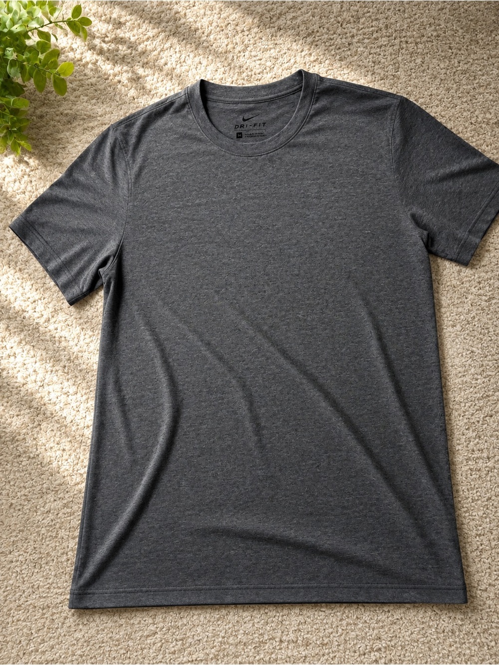 Nike Dark Charcoal Gray Dri-FIT Short Sleeve Tee